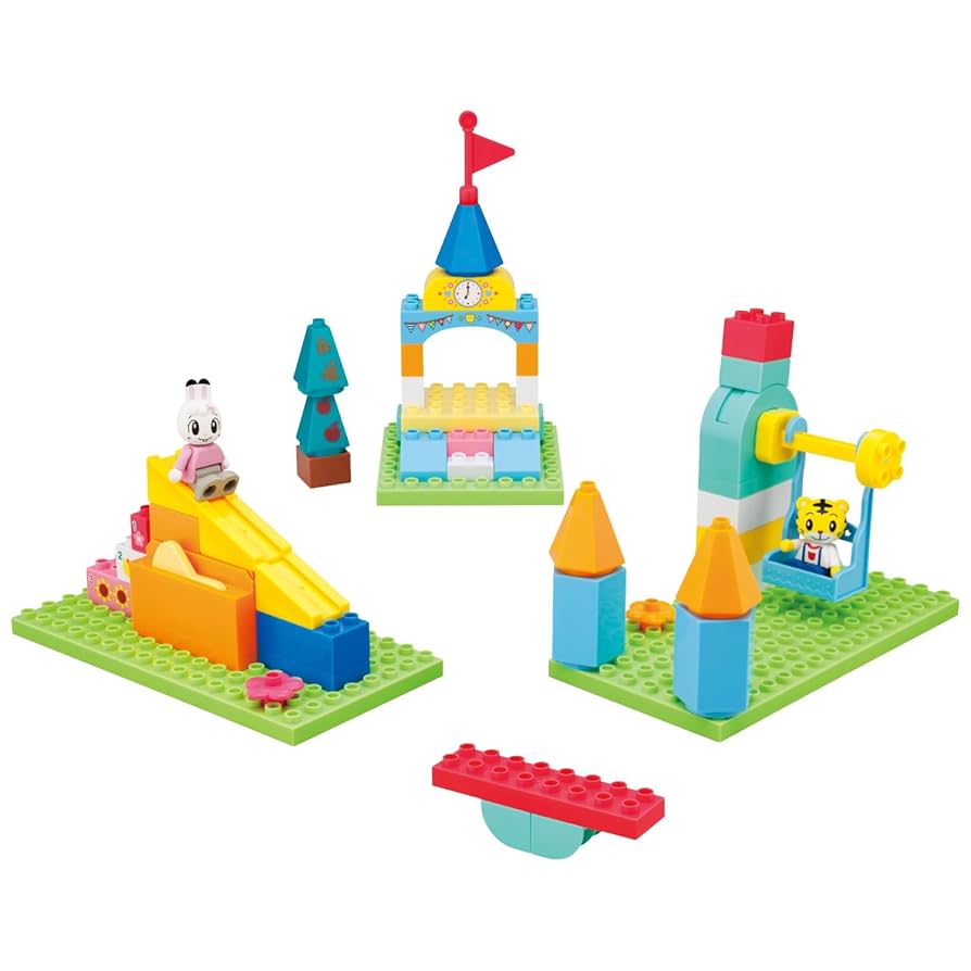こうえん　セット Amazon.co.jp: バンダイ(BANDAI) しまじろう アクションブロック